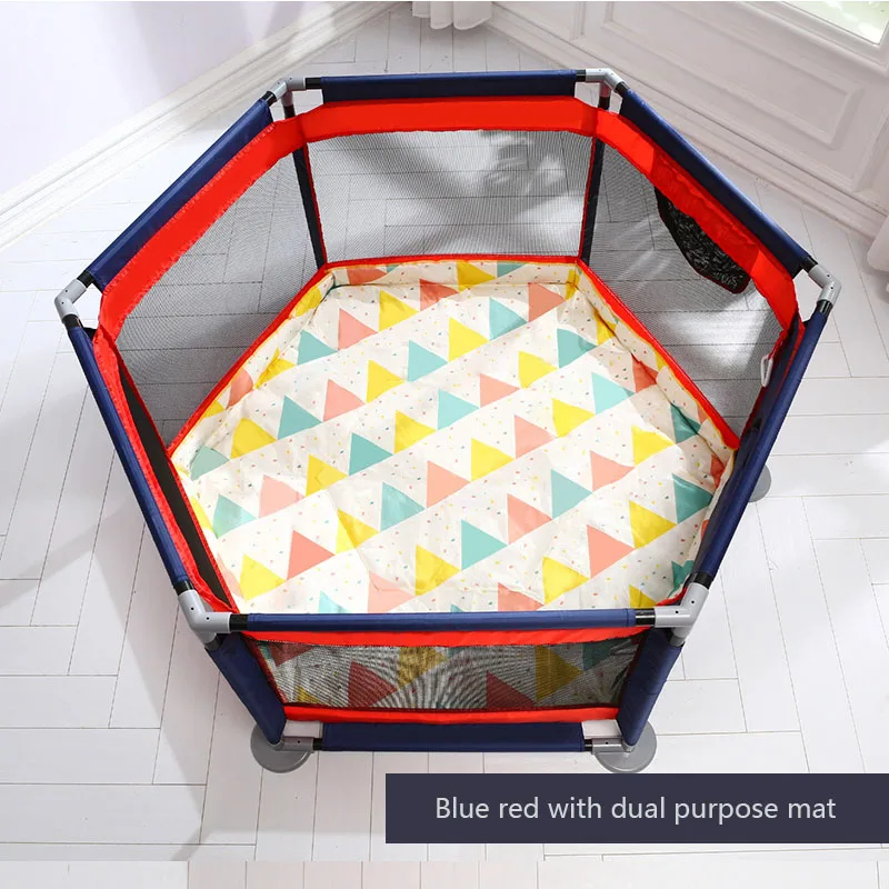 Dual purpose mat Детские манежи Детский защитный забор детская прогулочная забор коврик для ползания домашняя игровая площадка - Цвет: Dual purpose mat