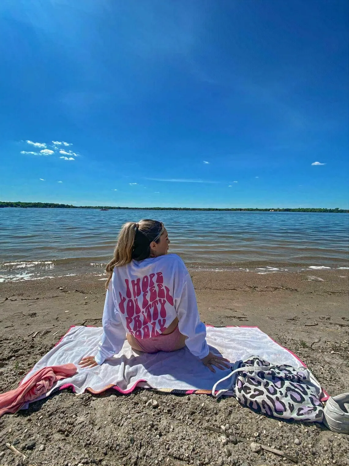 Sugarbaby I Hope You Feel Pretty Graphic Spring Sweatshirt Aesthetic Jumper Long Sleeved Fashion Tumblr Women Cotton Sweater | Женская