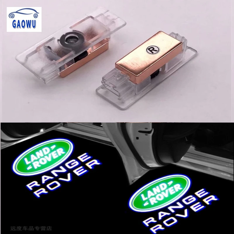 

2PCS welcome light Car Door Led Laser Projector Logo Ghost Shadow lamp for Land Rover Range Rover Freelander Discover 4