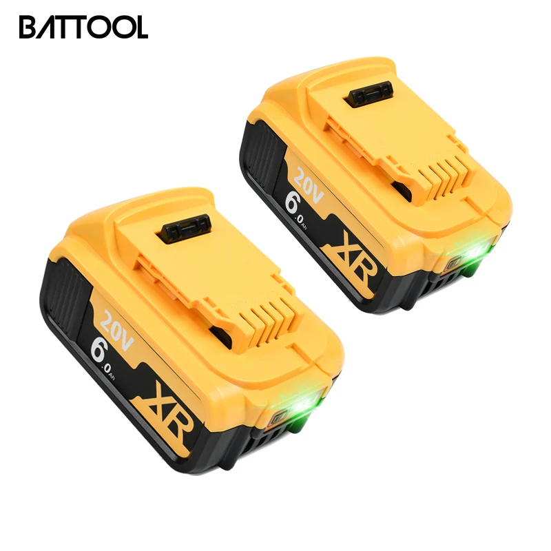 Сменная батарея Ач DCB206 для Dewalt 20 вольт DCB200 DCB205 DCB206-2 DCB204 DCB204BT-2 DCB203 DCB201 дрели |