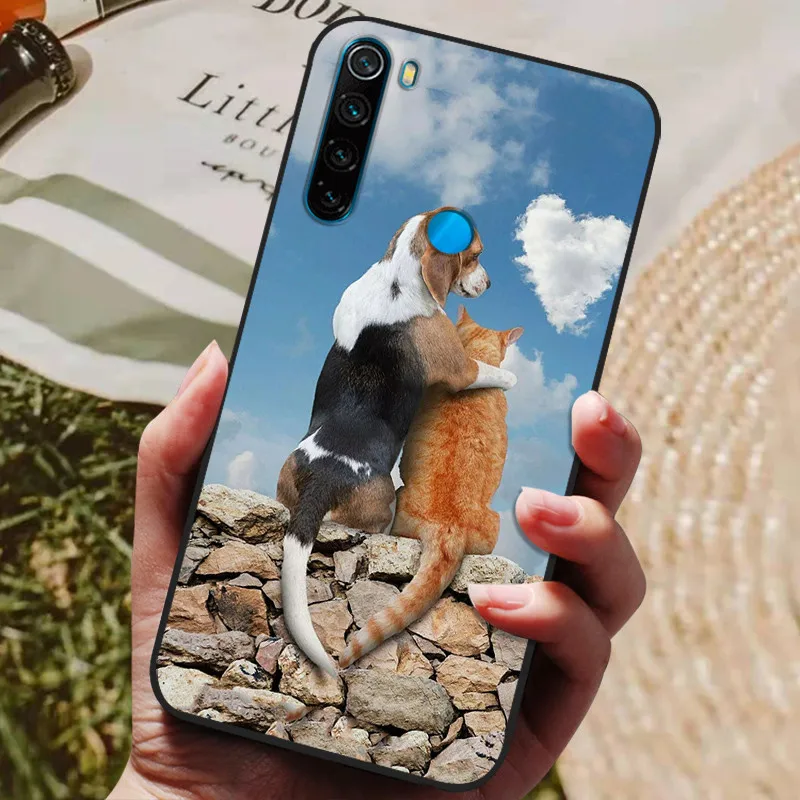 For Xiaomi Redmi Note 8 2021 / 8T Back Cover Silicone Phone Case For Redmi Note 8T Note8T 8 T Funda Note8 Pro Coque Bumper Shell wallet cases Cases & Covers