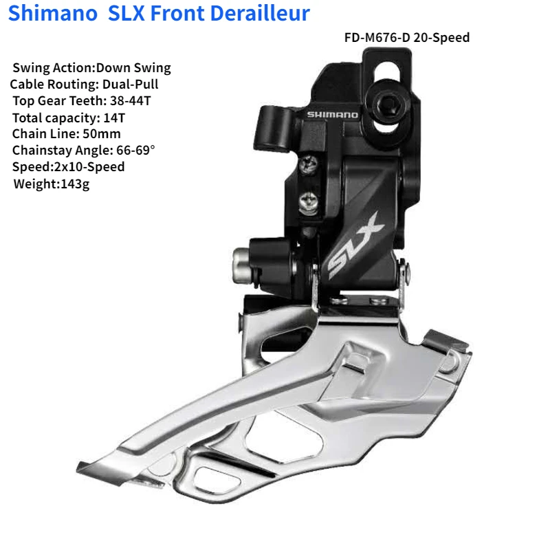 Shimano SLX передний переключатель FD M7005 H M7025 L M676 D M671 M660 E Высокая Низкая Двойной Вниз