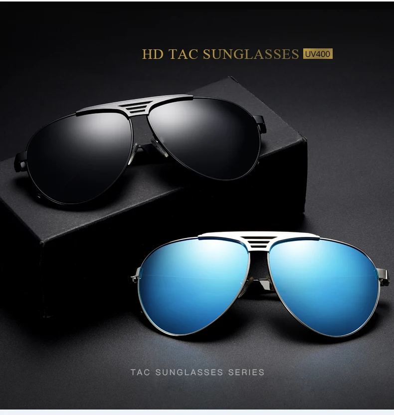 

YUSIYIXING men sunglasses Outdoor Anti-Reflective Polarized Sunglasses UV400 Mirror Driving men/women General Eyewear for 2020