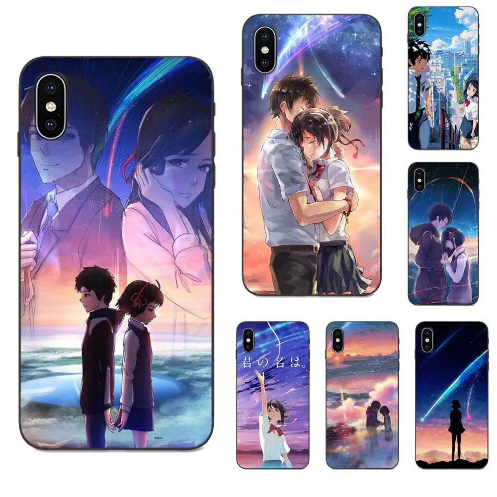 Kimi No Na Wa ваше имя ТПУ чехол для Huawei nova 2 2S 3i 4 4e 5i Y3 Y5 II Y6 Y7 Y9 Lite Plus Prime Pro 2017 2018 2019 |