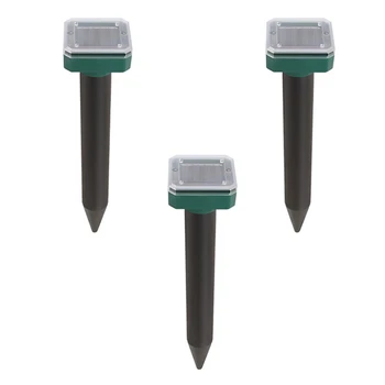 

Solar Powered Snake Repellent for Outdoors,Ultrasonic Snake Repellent,Snake Away Repellent Safe for Dogs,Solar Snake Repellent