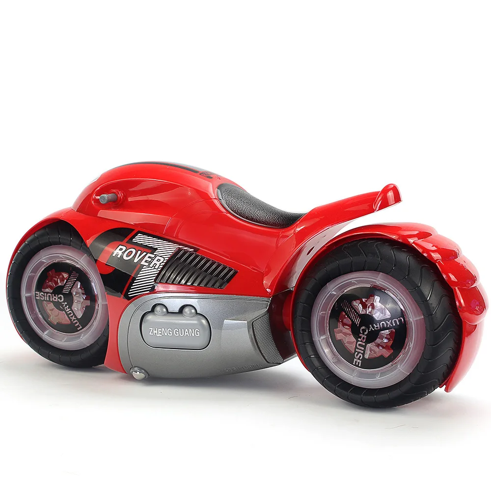 1:14 2,4G детский мотоцикл rc с крутым светом, высокая скорость, модель дистанционного управления, игрушки, дрейф, 360 градусов, поворотный трюк, детские подарки