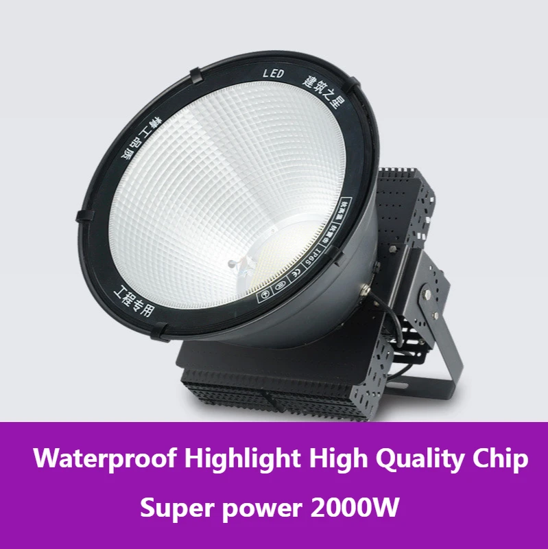 COB Led Waterproof Led Floodlight Garden Square Spotlight High Power 500W 1000W 1500W 2000W Led Schijnwerper Outdoor Lighting