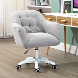 Chaise d'ordinateur pivotante, confortable, moderne, pour bureau, chambre à coucher 