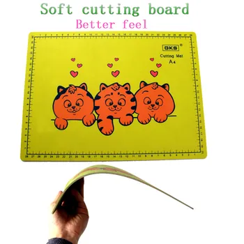 

A4 Pvc Cutting Board Rectangle Grid Lines Self Healing Cutting Mat Tool Fabric Leather Paper Craft DIY Tools Cutting Plate Pad