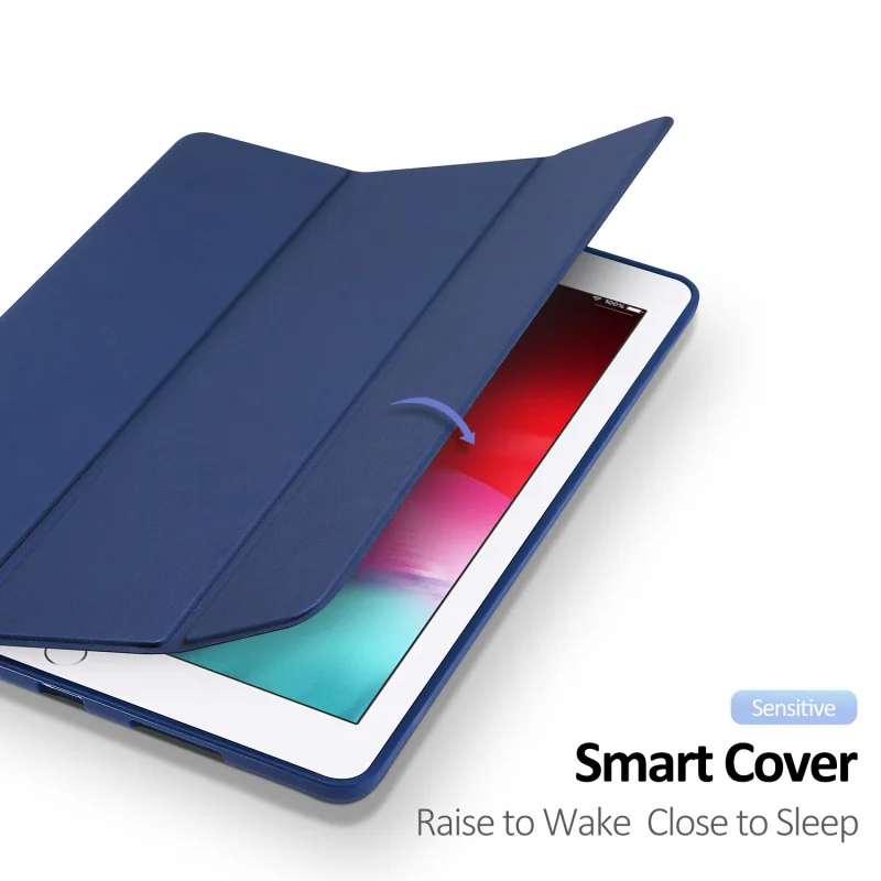 Гладкий сенсорный чехол из искусственной кожи для Apple iPad Air() мягкий силиконовый смарт-откидной Чехол для Apple iPad Air Pro 10,5