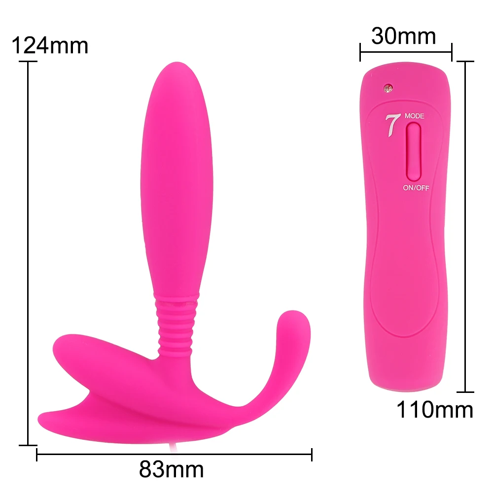 Prostate Massager Anal Vibrator Silicone 7 Vibration Modes_voghion.com