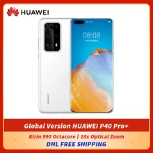 DHL Free Shipping Global Version HUAWEI P40 Pro Plus 5G SmartPhone 6.58" Kirin 990 Octa Core 8GB 512GB in-Screen Gesture Sensor