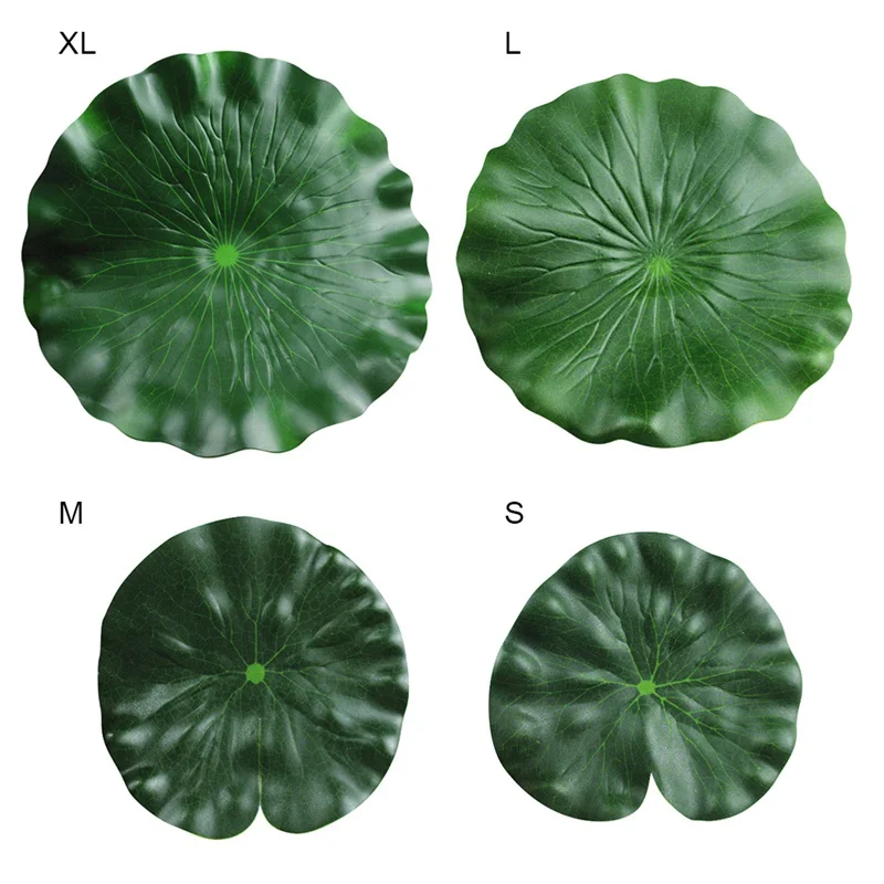 1 шт. Искусственный Поддельный лотос лист имитация водяного лилии лист плавающий цветок садовый бассейн, пруд орнамент украшение дома Craetive