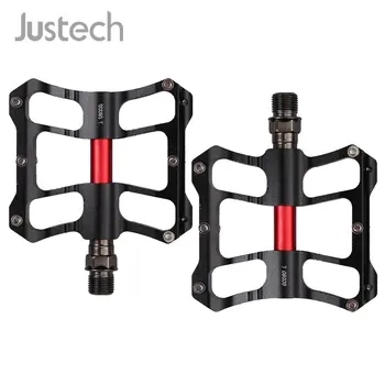 

Justech 1 Pair Mountain Bike Pedals GUB GC060 For MTB Trekking Bike BMX Industrial Bearings Aluminum Alloy Black Bicycle Pedals