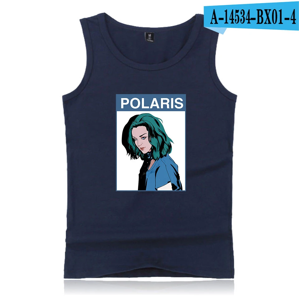 Polaris 2D летний топ на бретелях с принтом s повседневная без рукавов Женская и мужская одежда горячая Распродажа топ на бретелях Kpops плюс размер - Цвет: Хаки