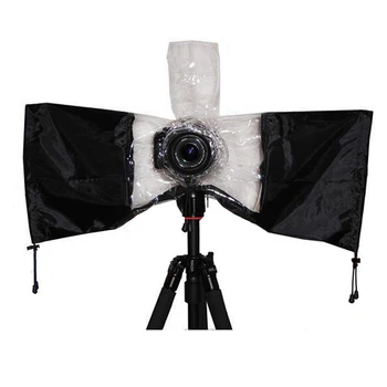 

Camera Rain Cover Waterproof Universal Drawstring Arm Protectors Flashing Cover Transparent For DSLR Lens Protector Dustproof