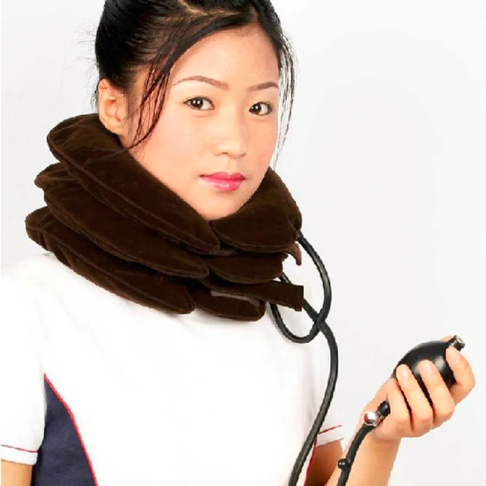 Надувной шейный позвонки для шеи, мягкий фиксатор, поддерживающее устройство для головной боли, спины, плеч, боли, здоровья