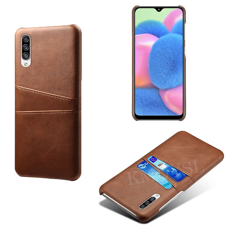 Держатель для карт чехол для samsung Galaxy A70S a50s a30s a20s a10s A10 A20 A30 A40 A50 A70 A80 A90 M10 M20 M30S Стильный чехол-портмоне из кожи