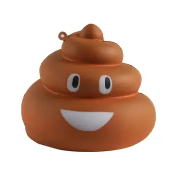 

Simulation Poo Squeezing Toys Slow Rising Stress Relieve Soft Toy Decompression Toys (Coffee)