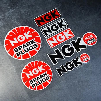 

1pcs NKG Spark Plugs Car Body Window Scratch Waterproof Reflective Sticker