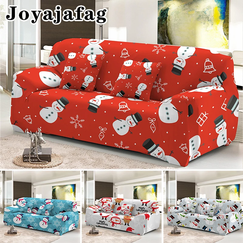 

Чехол для 1/2/3/4-местного дивана, стирающийся, с рисунком снеговика