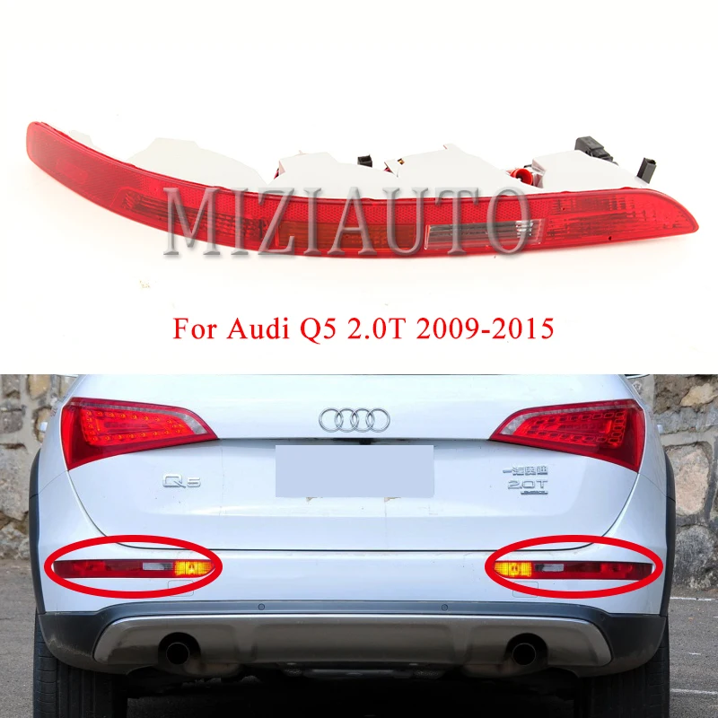 

Rear Bumper Reflector Light For Audi Q5 2.0T 2009-2015 Tail Stop Brake Lamp Rear Turn Signal Bumper Reflector Lights Car Parts