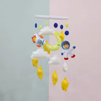 

Meian Unfinished Baby Room Handmade Felt DIY Craft Astronaut Christmas Kids Room Wall Decorations Photography Props Decorations