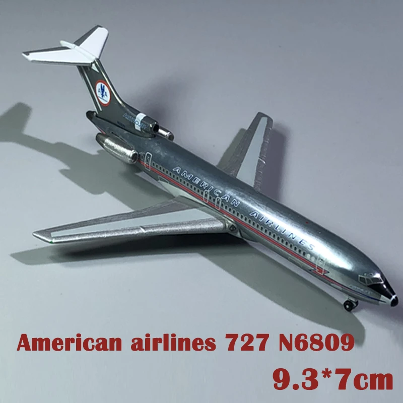 1:500 оригинапосылка авиакомпании American Airlines 727 N6809 модель пассажирского самолета со