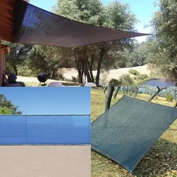 

PE Blue Shelter Awning Sun Shade Screen Portable Camping Mat Waterproof Moisture Proof Durable Practical Tent Cloth Travel