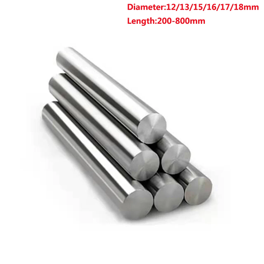 

1pcs 12/13/15/16/17/18mm Linear Shaft Cylinder Chrome Plated Rail Round Rod Hardened Optical Axis Length 200-500mm for CNC&3D Pr