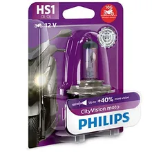 Лампа HS1 12V-35/35W(PX43T) CityVision Moto PHILIPS 12636CTVBW