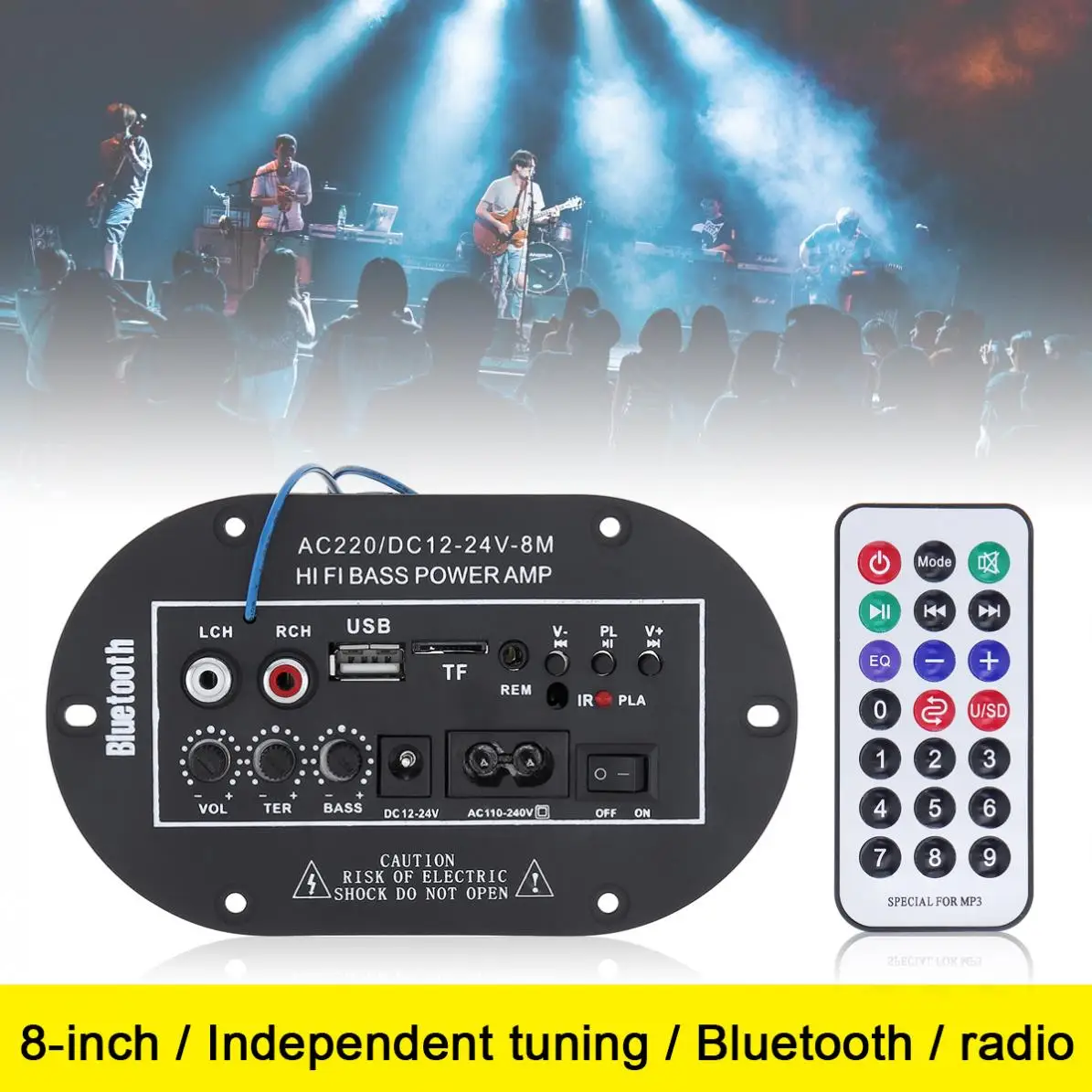 Amplifier for 8 inch subwoofer Clearance