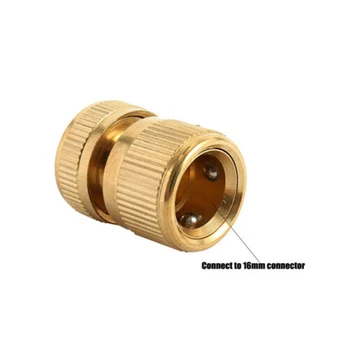 

4pcs Solid Brass Garden Lawn Water Hose Pipe Fitting Connector Tap Adaptor 3/4 Inch For Water Guns