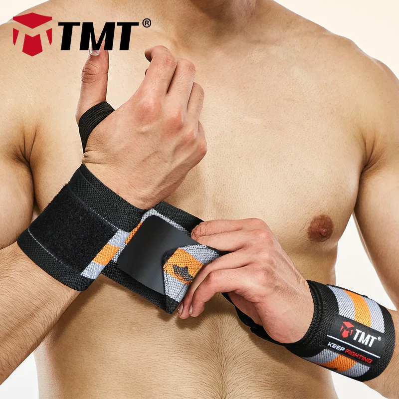 TMT ремешок для тяжелой атлетики, ручные обертывания, гантели для кроссфита, поддержка запястья, спортивный браслет, повязка, тренировочная безопасность