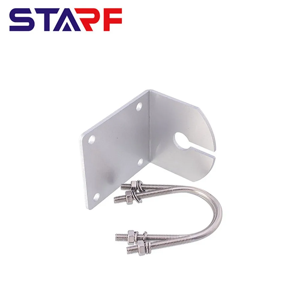 L Shape Antenna L-Bolt Clamp Wall Mount Stainless Steel Vehicle Base Outdoor Helium Miner Hospot Antenna Clip Code