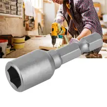 10 шт. Шестигранная розетка Магнитная CR V стальная Пневматическая отвертка Гнездо 8 мм внутренний диаметр Отвертка Гнездо