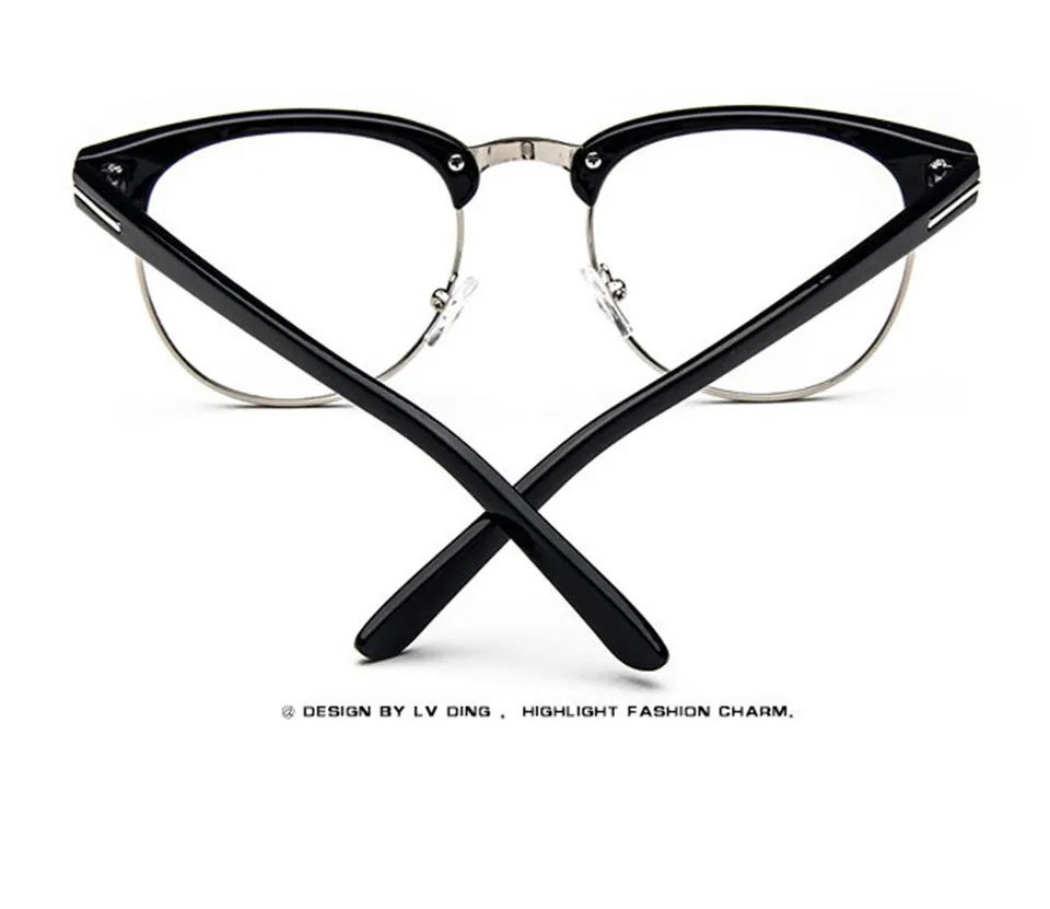Elbru Ретро половинки оптические очки оправа для глаз для мужчин и женщин классические круглые очки с прозрачными защитными стеклами оправы для очков мужские s