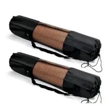 

1pc New Convenience backpack yoga mat Breathable backpack yoga bag Nylon Mesh Center Yoga Mat Bag Adjustable Strap High Quality