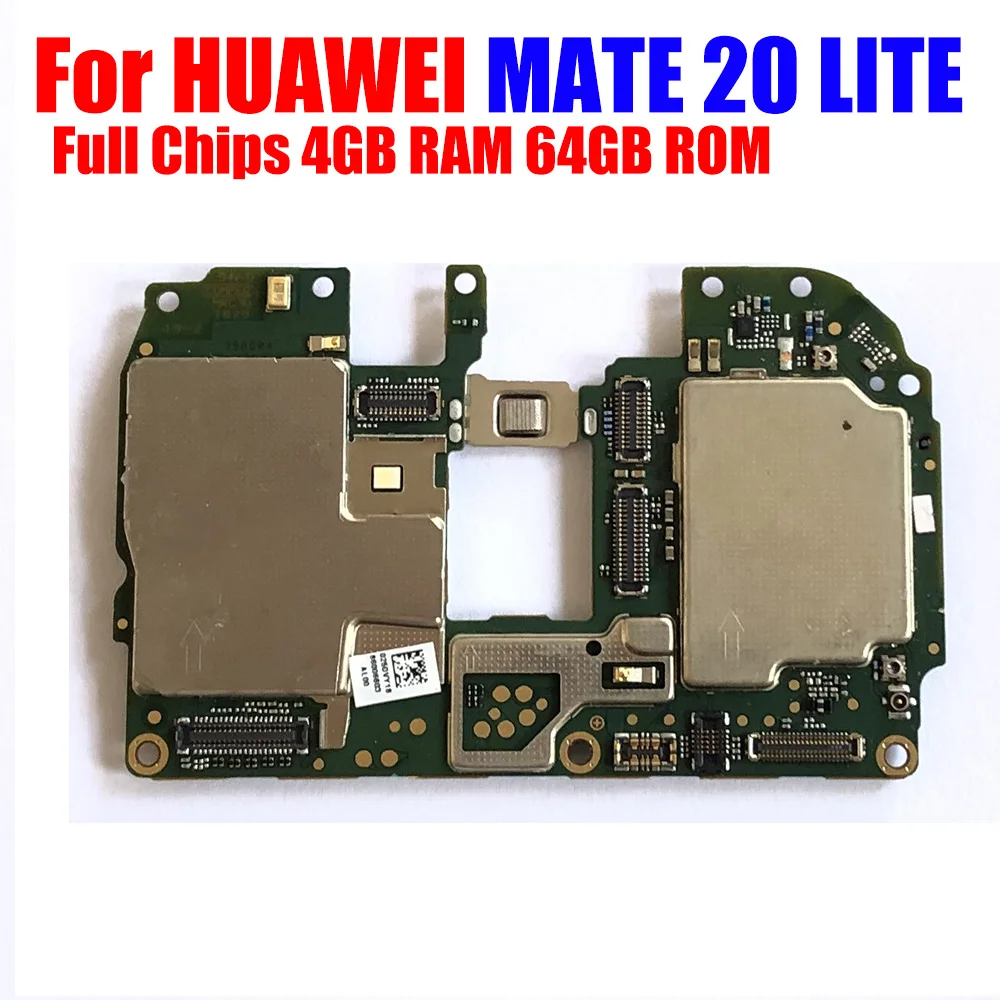 Оригинальная разблокированная материнская плата для HUAWEI Mate 20 LITE 64 ГБ + 4 Гб