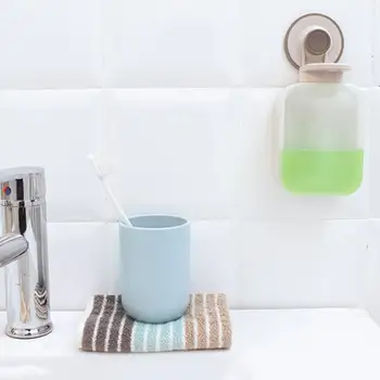 

Creative Non-perforated Bathroom Kitchen Sink Soap Dispenser Hand Soap Bottle Wall-mounted Soap Dispenser Shower Gel Box