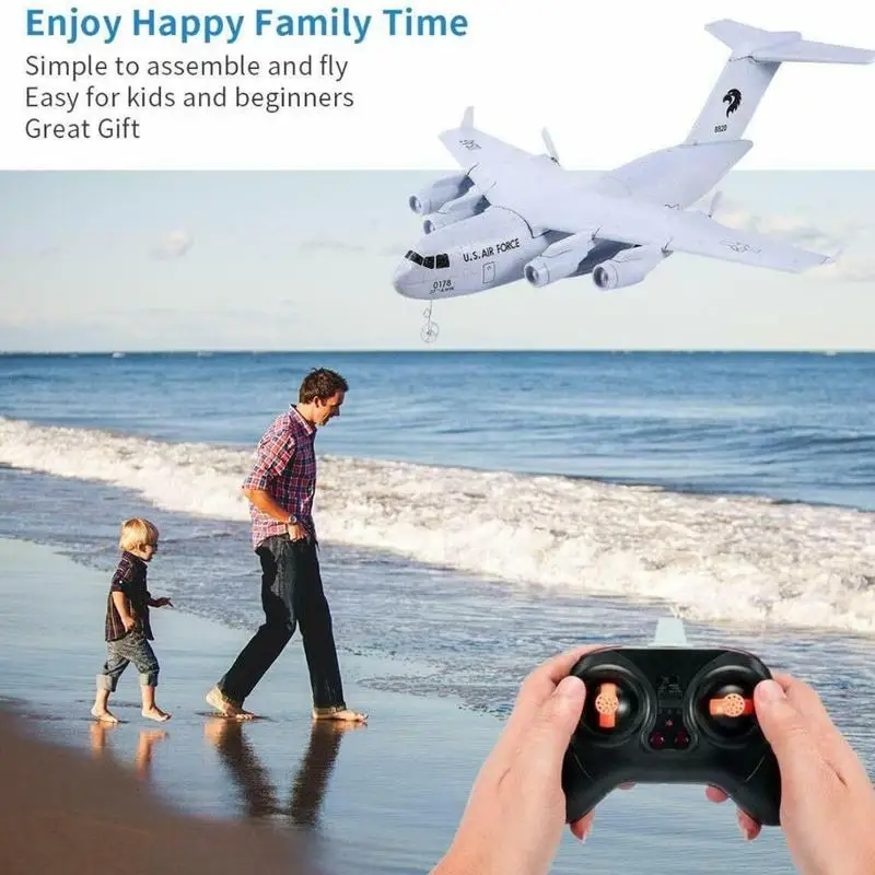 DIY C-17 RC транспорт самолет Прочный Epp пена гибкий планер фиксированное крыло RC Дрон самолет для детей уличная игрушка