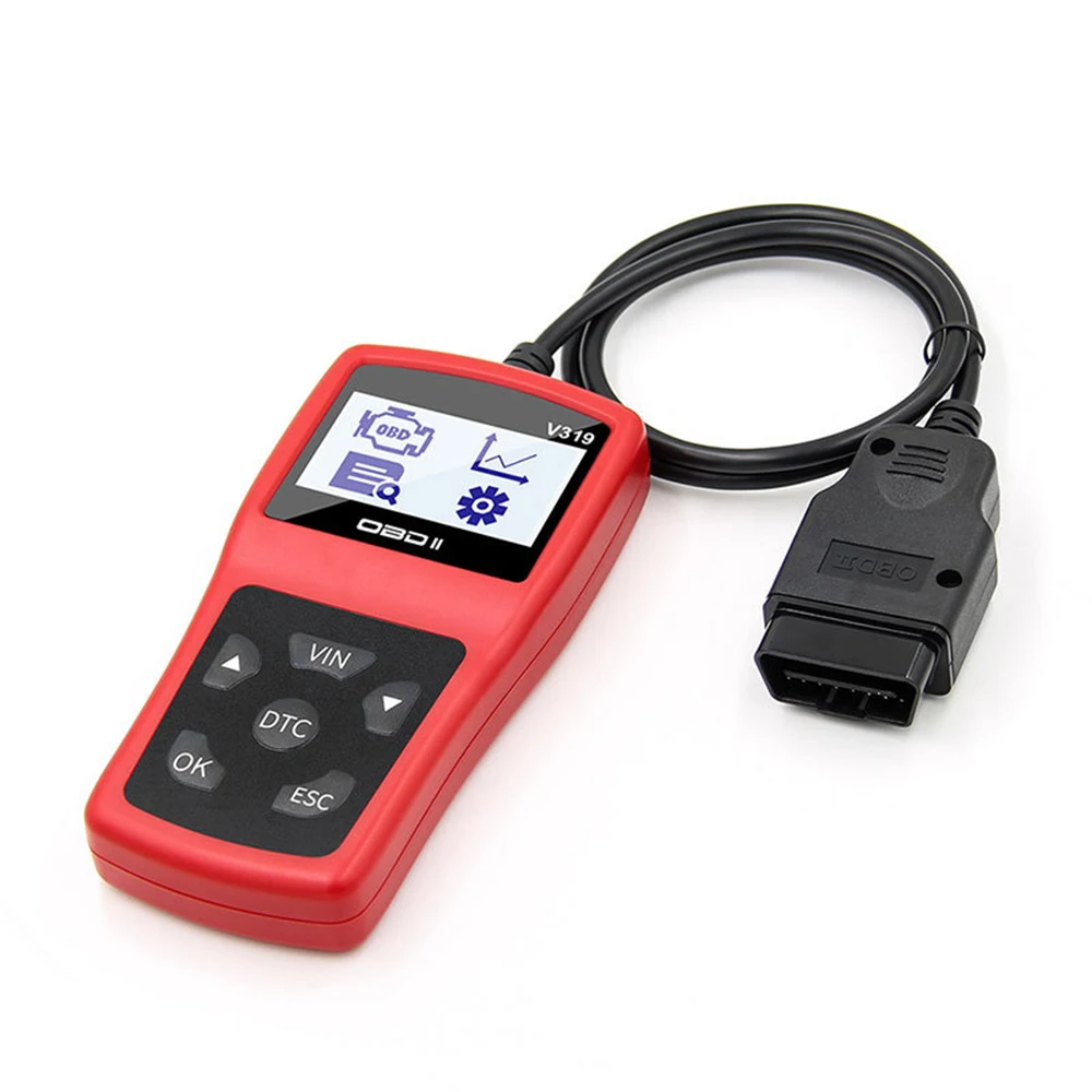 V319 автомобильный OBD2 считыватель сканер инструмент EOBD Авто Диагностический двигатель код ошибки читатель автомобиля диагностические инструменты многоязычный