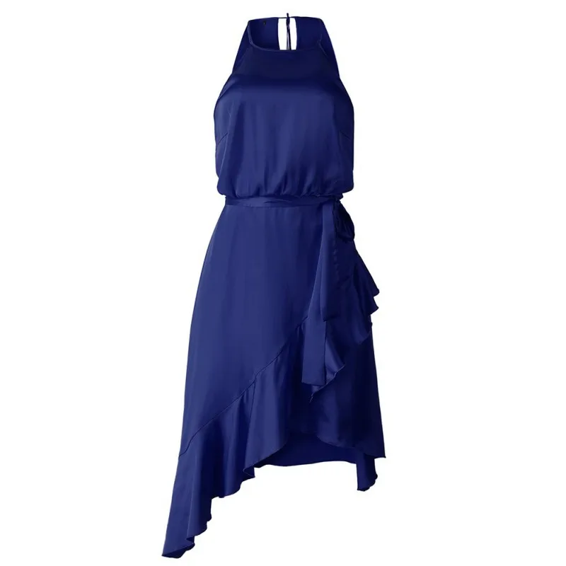 Женское гофрированное кружевное платье без бретелек сексуальное платье с открытыми плечами необычное повседневное летнее платье