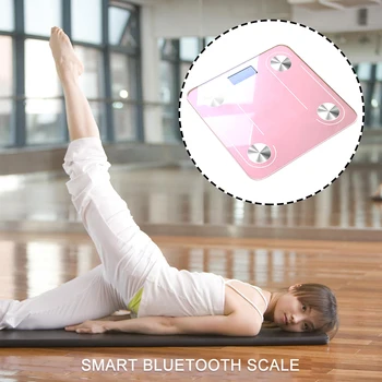 

Smart USB Charging Bluetooth Scale Muscle Mass BMI Weighing Body Fat Water Scale for Kitchen Measuring Accessories