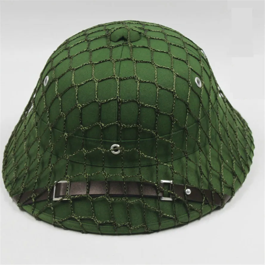 Günstig Vietnam Helm Grün Armee Kappe Soldaten Sonnenblende Caps für Cosplay Leistung