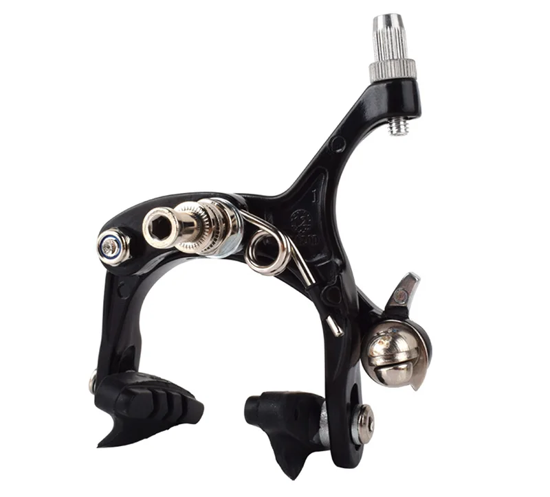 Ensemble d'étriers de vélo de route avant et arrière en alliage d'aluminium pour vélo de route C - Étrier de frein à tirer pour vélo de course avant et arrière
