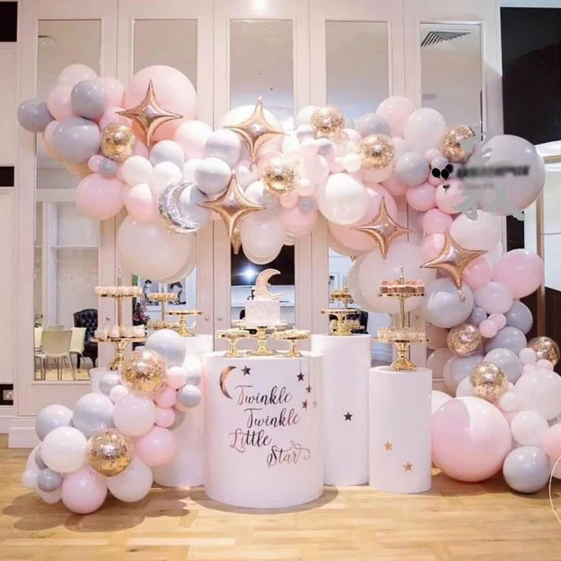

Giant flower stand event metal cake food candy display Road leads frame wedding round table cylindrical Child shower column