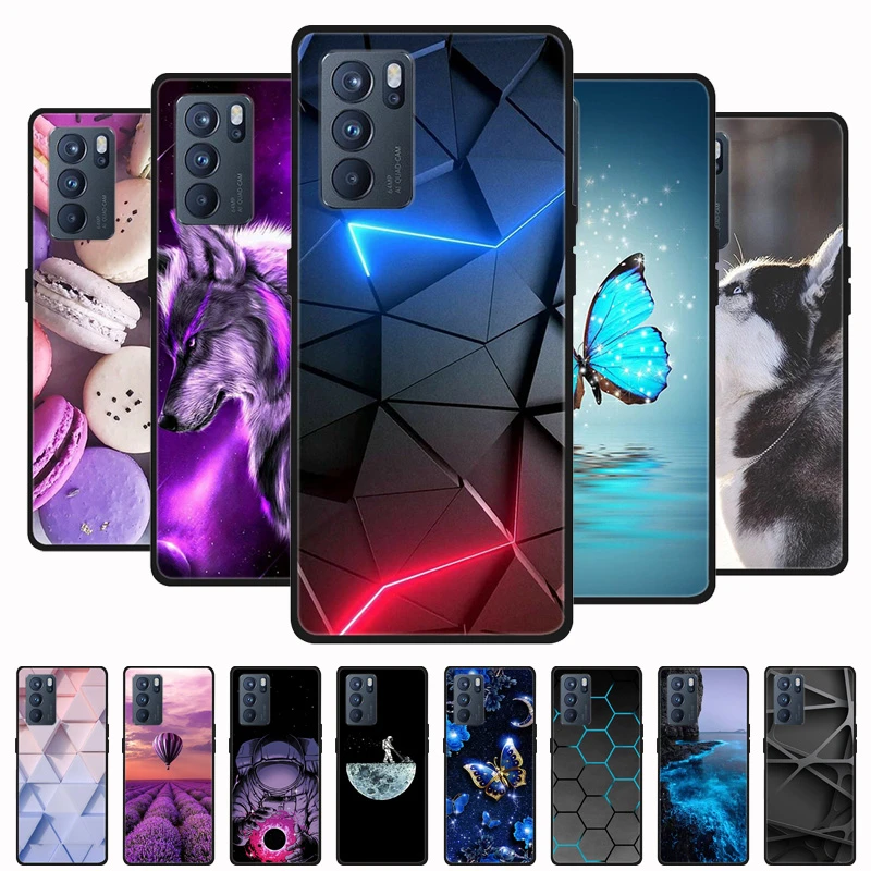 oppo phone cover For Oppo Reno 6 Pro 5G Case Reno6z Phone Cover Soft Silicone TPU Back Cases for Oppo Reno6 Pro 5G Case Coques Reno 6Z 6 Pro Plus cases for oppo cases