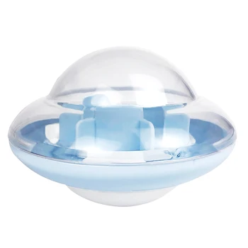 

UFO Tumbler Leak Food Ball Toy IQ Treat Chasing Chewing Interactive Dog Toy Food Dispensing Ball TPR Detachable Adjustable