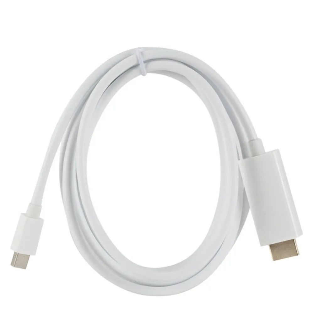 Mini Displayport DP к HDMI черный кабель папа-папа адаптер для Macbook Pro Air для Apple Mac проектор камеры ТВ